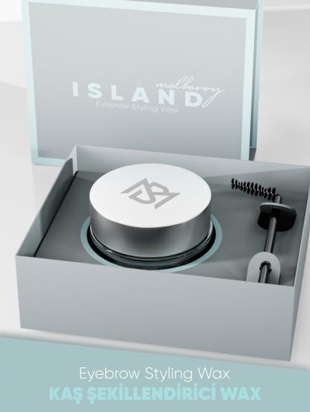 Melberry Island Kaş Şekillendirici-Sabitleyici Wax